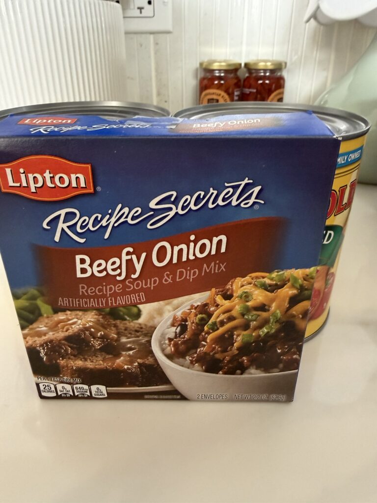 lipton recipe secrets beefy onion soup mix